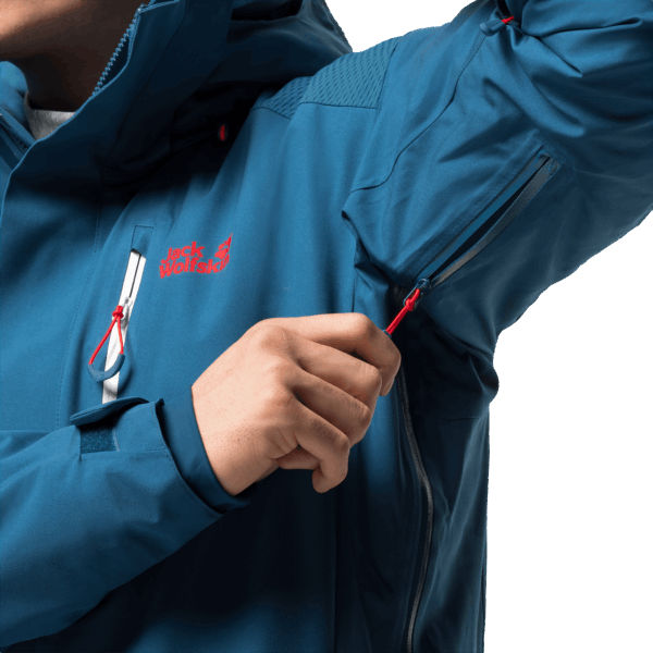 Heren Snow Summit Jas Origin Dark Cobalt Jack Wolfskin