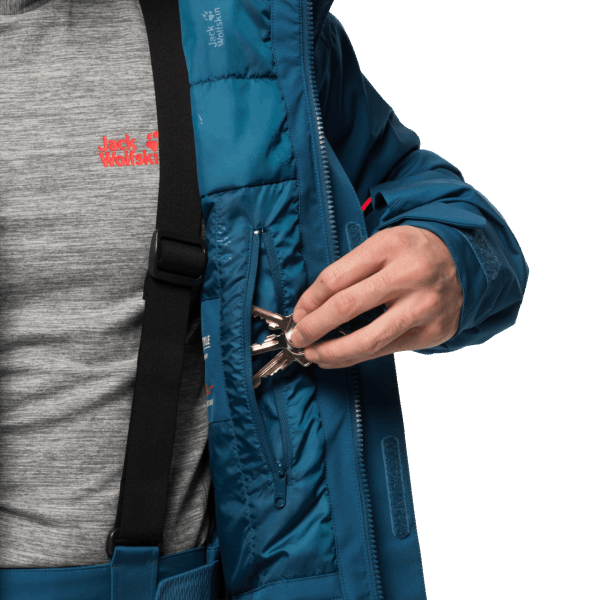 Heren Snow Summit Jas Origin Dark Cobalt Jack Wolfskin