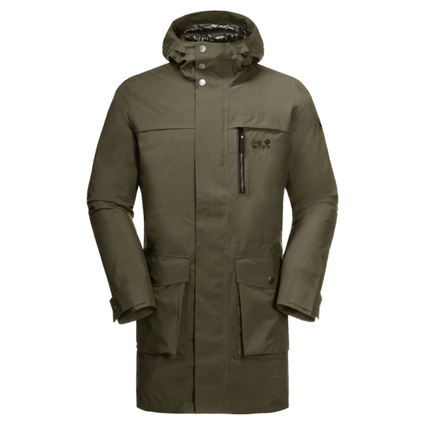 Jack Wolfskin Brands Heren Parka Bonsai Groen Cold Bay