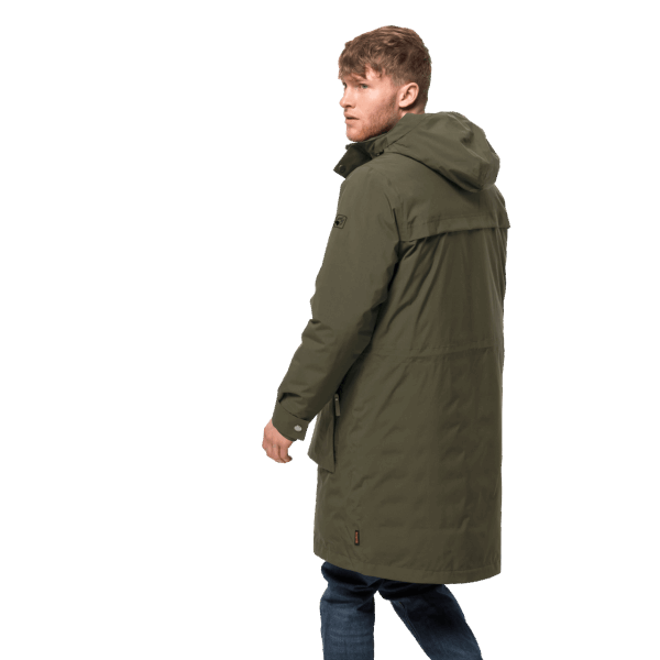 Jack Wolfskin Brands Heren Parka Bonsai Groen Cold Bay