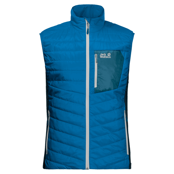 Jack Wolfskin Mannen Routeburn Vest Blue Pacific Hot