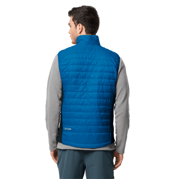 Jack Wolfskin Mannen Routeburn Vest Blue Pacific Hot