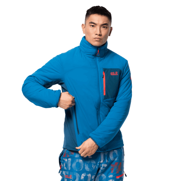 Blue Pacific Jack Wolfskin Heren Atmos Jas Mode