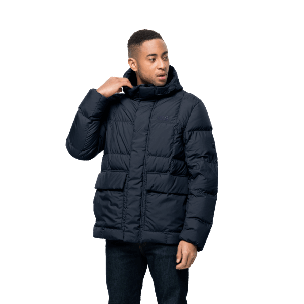 Night Blue Collecties Bevroren Meer Jas Jack Wolfskin Voor Heren