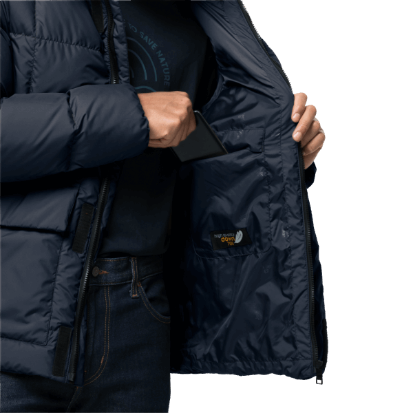 Night Blue Collecties Bevroren Meer Jas Jack Wolfskin Voor Heren
