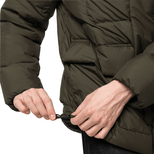 Bonsai Groen Heren Jack Wolfskin Origin Frozen Lake Jas
