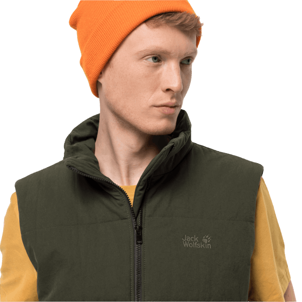 Merk Heren White Frost Vest Jack Wolfskin Bonsai Groen