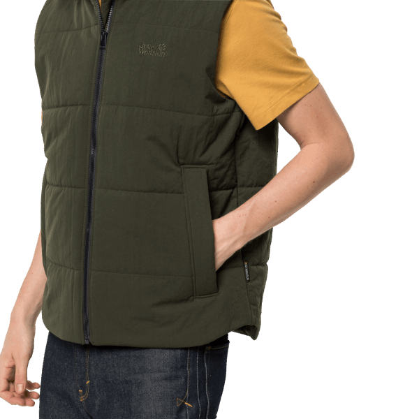 Merk Heren White Frost Vest Jack Wolfskin Bonsai Groen