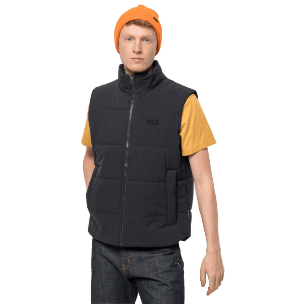 Merken Heren White Frost Vest Black Jack Wolfskin