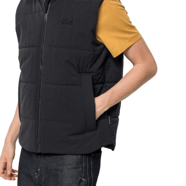 Merken Heren White Frost Vest Black Jack Wolfskin