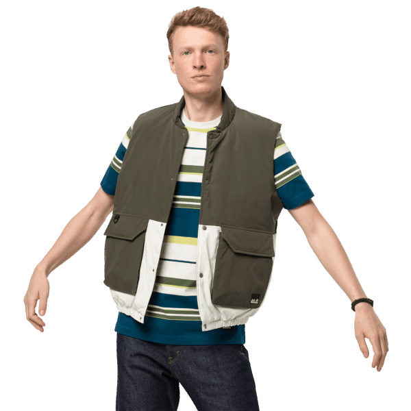 Nieuwe Druiveblad Heren 365 Onverschrokken Vest Jack Wolfskin