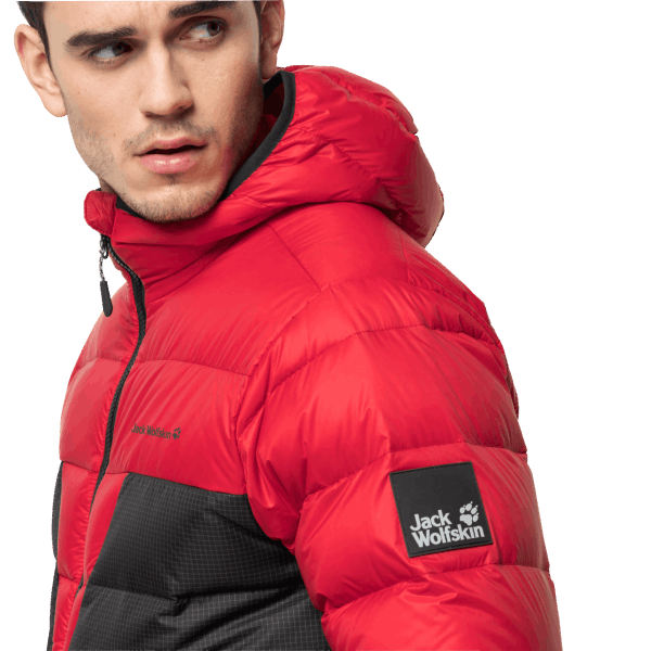 Dna Tundra Hoody Jack Wolfskin Rode Lak Mode Voor Heren