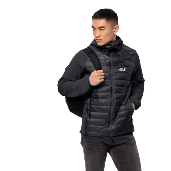 Heren Jwp Hybride Jack Wolfskin Collectie Zwart