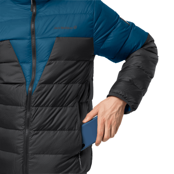 Heren Dna Tundra Hoody Origins Jack Wolfskin Donker Kobalt