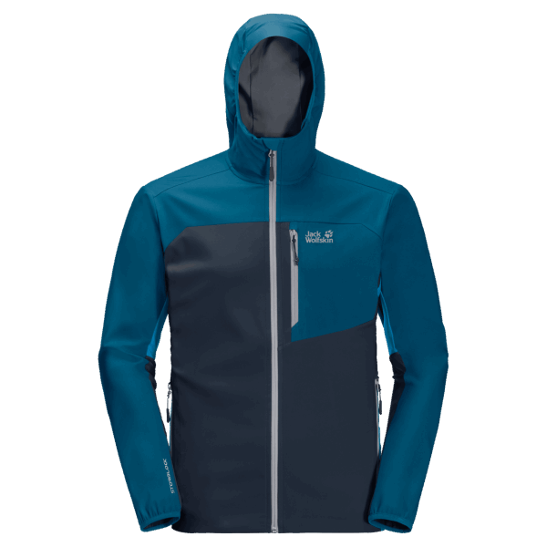 Night Blue Origins Eagle Peak Ii Softshell Jack Wolfskin Voor Heren