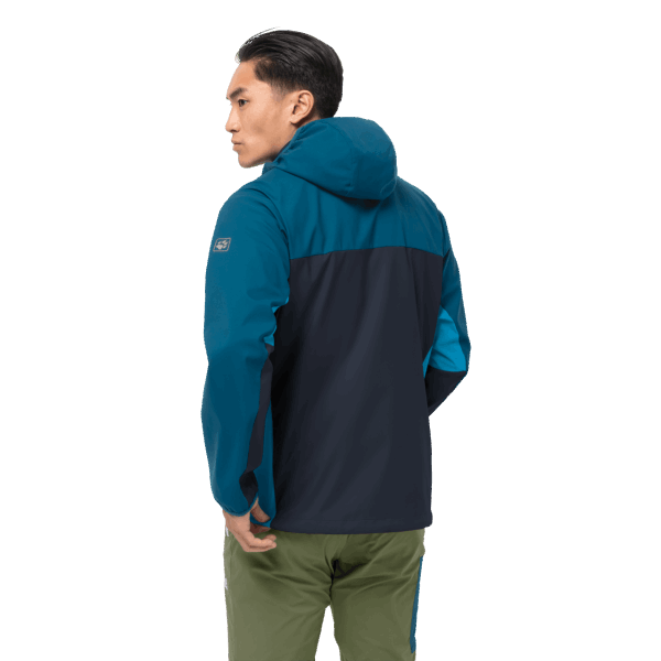 Night Blue Origins Eagle Peak Ii Softshell Jack Wolfskin Voor Heren