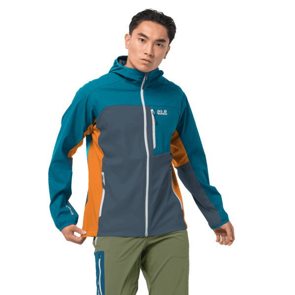 Orion Blauwe Heren Eagle Peak Ii Softshell Merken Jack Wolfskin