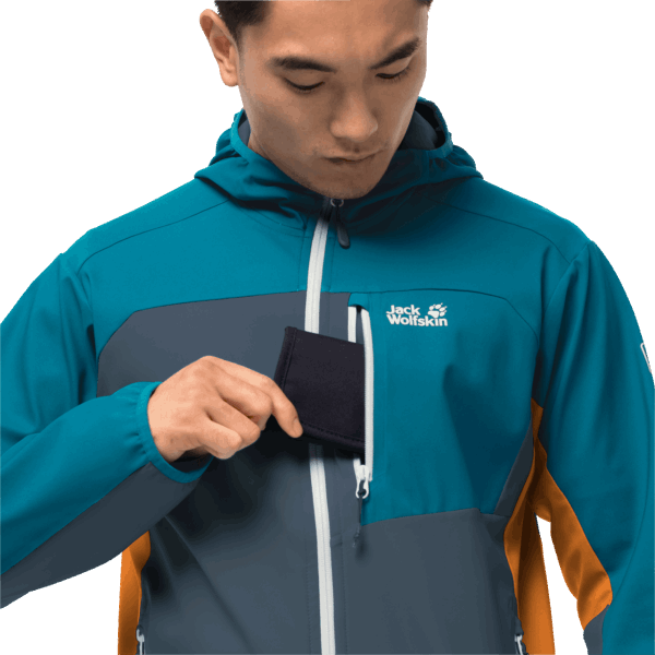 Orion Blauwe Heren Eagle Peak Ii Softshell Merken Jack Wolfskin