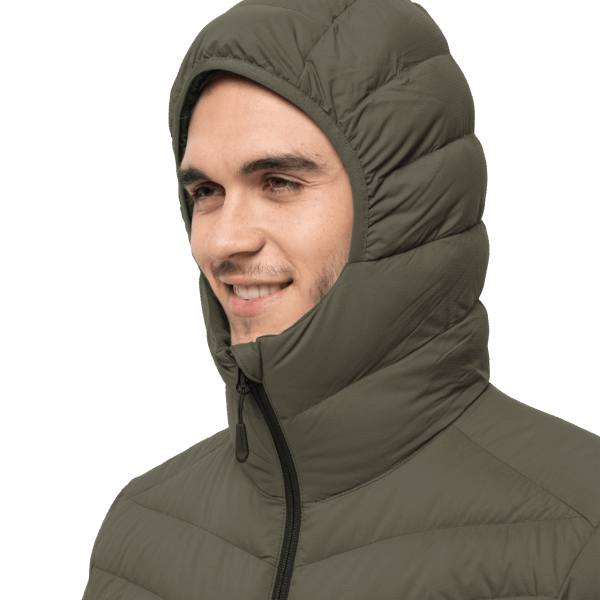 Collectie Grape Leaf Atletisch Donsjack Voor Heren Jack Wolfskin
