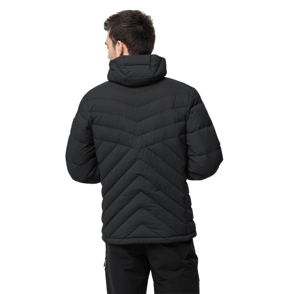 Heren Atletische Donsjack Jack Wolfskin Zwarte Collecties