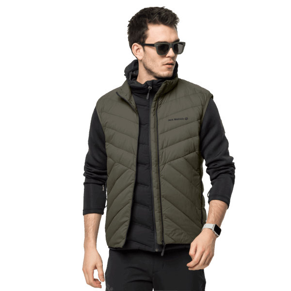 Heren Atletisch Vest Jack Wolfskin Origin Grape Leaf