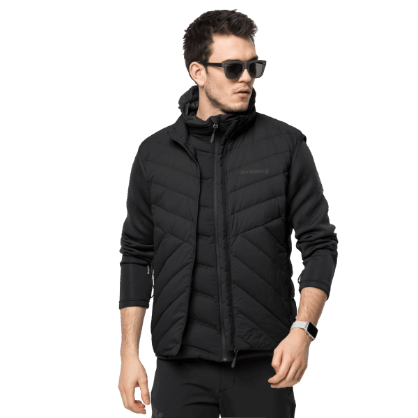 Heren Atletisch Vest Black Jack Wolfskin Origins