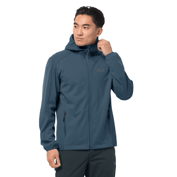 Heren Go Hike Softshell Merken Jack Wolfskin Orion Blauw