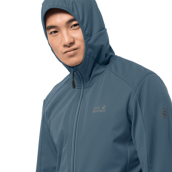 Heren Go Hike Softshell Merken Jack Wolfskin Orion Blauw