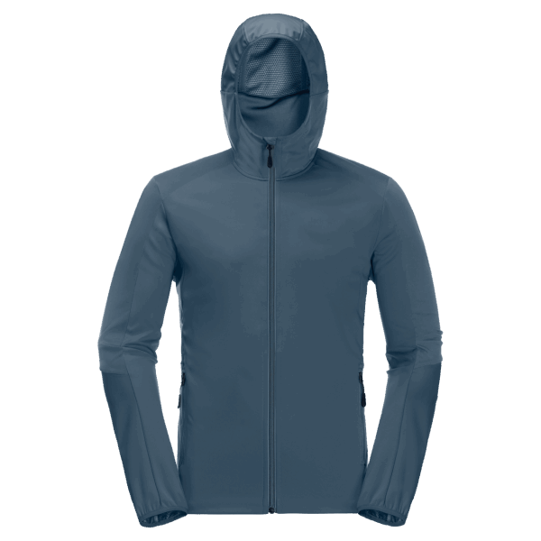 Heren Go Hike Softshell Merken Jack Wolfskin Orion Blauw