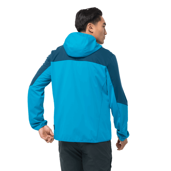 Go Hike Softshell Original Blue Jewel Jack Wolfskin Voor Heren