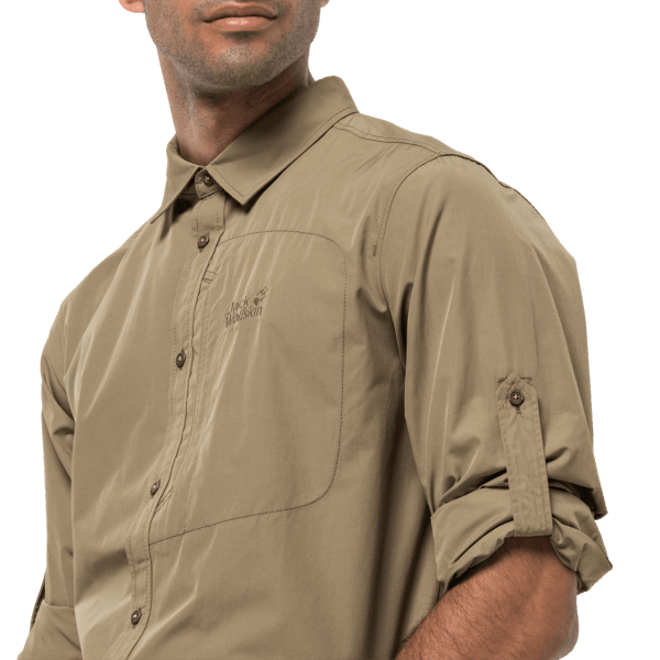 Sand Dune Lakeside Oprolbaar Herenoverhemd Jack Wolfskin Original