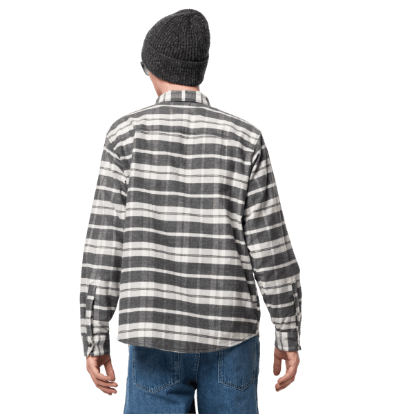 Best Men's Nature Time Shirt Jack Wolfskin Phantom Checks