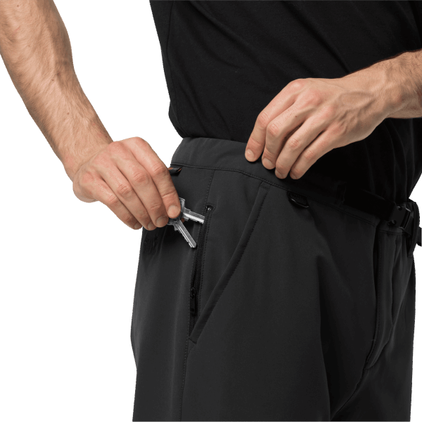 Heren Winter Lifestyle Broek Jack Wolfskin Black Origins