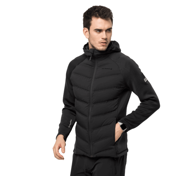 Heren Jas Tasman Jack Wolfskin Zwarte Merken