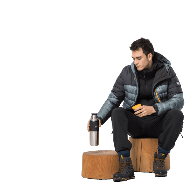Heren Jas Tasman Jack Wolfskin Zwarte Merken