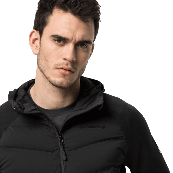 Heren Jas Tasman Jack Wolfskin Zwarte Merken