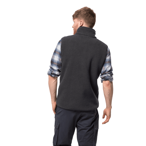 Heren Kingsway Vest Jack Wolfskin Origineel Phantom