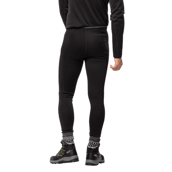 Jack Wolfskin Zwarte Heren Arctic Xt Basislaag Merinobroek Origins