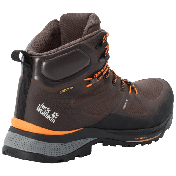 Beste Mokka-oranje Force Striker Texapore Midjack Wolfskin Voor Heren