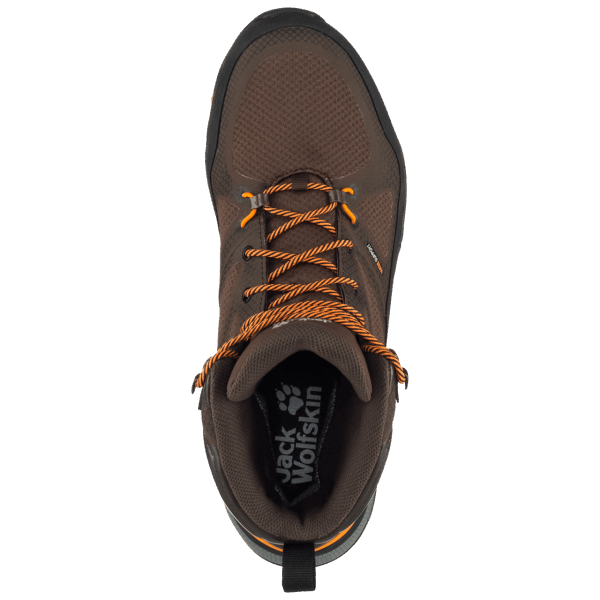 Beste Mokka-oranje Force Striker Texapore Midjack Wolfskin Voor Heren