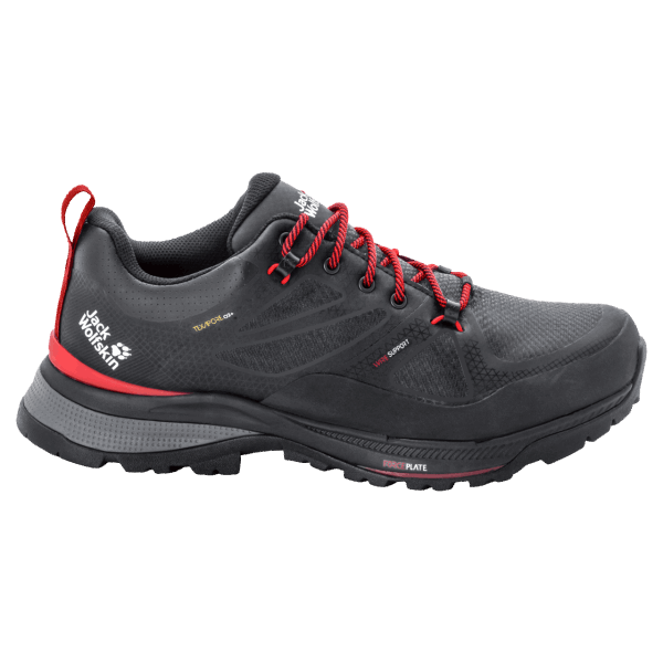 Heren Force Striker Texapore Low Jack Wolfskin Fashion Fantoomrood