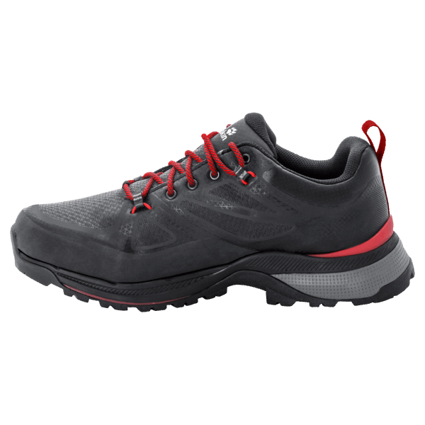 Heren Force Striker Texapore Low Jack Wolfskin Fashion Fantoomrood