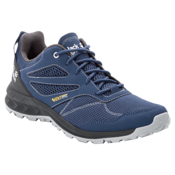 Jack Wolfskin Donkerblauw-phantom Brand Mannen Bos Vent Laag