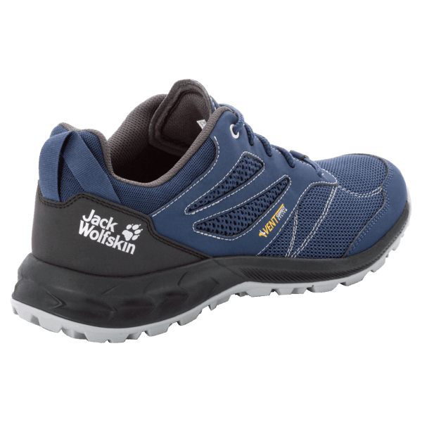 Jack Wolfskin Donkerblauw-phantom Brand Mannen Bos Vent Laag