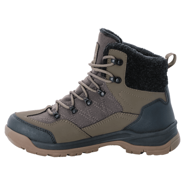 Jack Wolfskin Original Heren Cold Bay Texapore Mid Kokosnoot Bruin-zwart