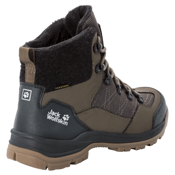 Jack Wolfskin Original Heren Cold Bay Texapore Mid Kokosnoot Bruin-zwart