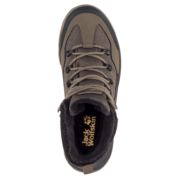 Jack Wolfskin Original Heren Cold Bay Texapore Mid Kokosnoot Bruin-zwart