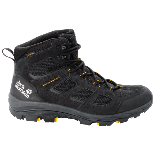 Jack Wolfskin Heren Vojo 3 Texapore Mid New Zwart-potig Geel Xt