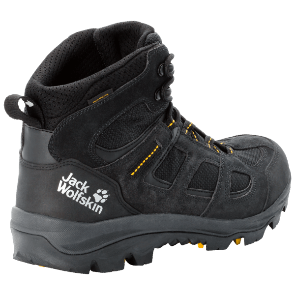 Jack Wolfskin Heren Vojo 3 Texapore Mid New Zwart-potig Geel Xt