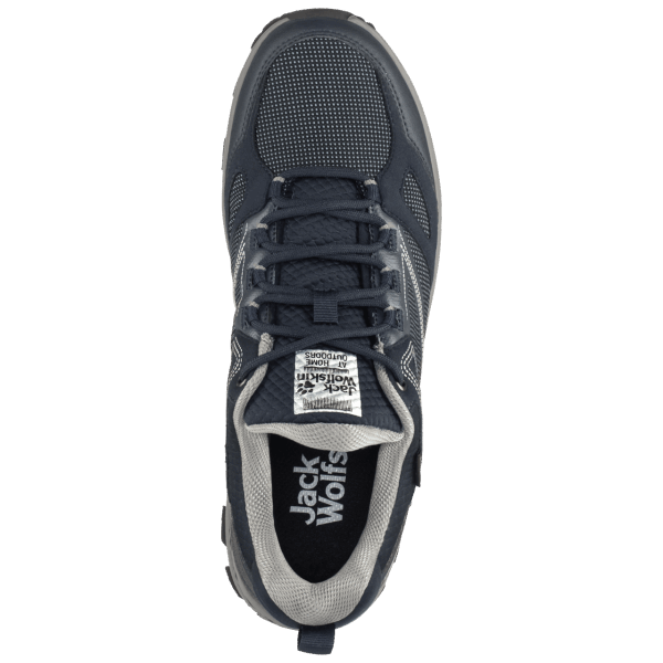 Donkerblauw-grijze Jack Wolfskin Heren Downhill Texapore Lage Collectie